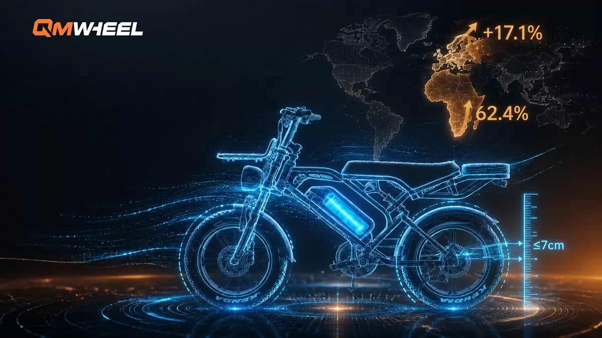 Boom globale delle esportazioni di biciclette elettriche: Qingmai adatta i prodotti per soddisfare le norme locali olandesi sugli pneumatici