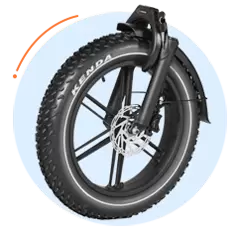 Popolare bici elettrica Fat Tire