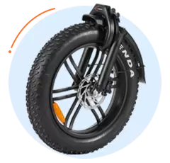 Popolare bici elettrica Fat Tire