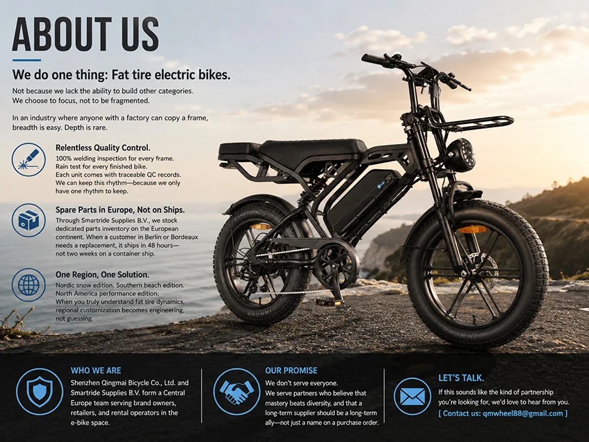 Facciamo una cosa: biciclette elettriche con pneumatici grassi.